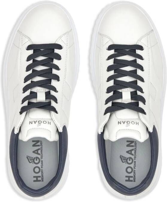 Hogan H-Stripes lace-up sneakers White