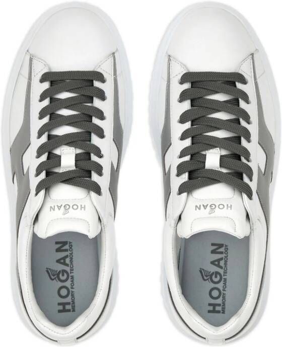 Hogan H-Stripes lace-up sneakers White