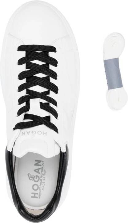 Hogan H-Stripes low-top platform sneakers White