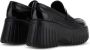Hogan H-Stripes platform loafers Black - Thumbnail 3