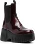 Hogan H-Stripes wedge Chelsea boots Red - Thumbnail 2