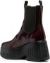 Hogan H-Stripes wedge Chelsea boots Red - Thumbnail 3