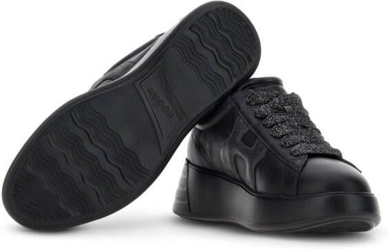 Hogan H562 panelled lace-up sneakers Black