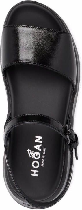 Hogan H585 chunky-sole sandals Black