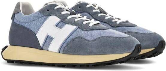 Hogan H601 lace-up suede sneakers Blue
