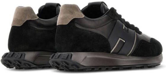 Hogan H601 leather low-top sneakers Black