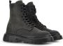 Hogan H619 Anfibio leather boots Black - Thumbnail 2