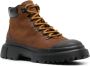 Hogan H619 lace-up leather boots Brown - Thumbnail 2