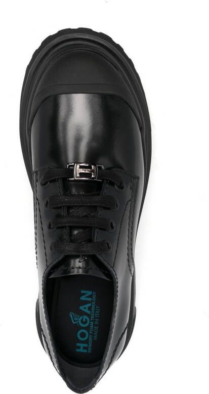 Hogan H619 lace-up shoes Black