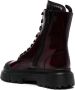 Hogan H619 leather combat boots Red - Thumbnail 3
