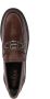Hogan H619 logo-plaque leather loafers Brown - Thumbnail 4