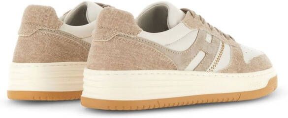 Hogan H630 lace-up leather sneakers Neutrals