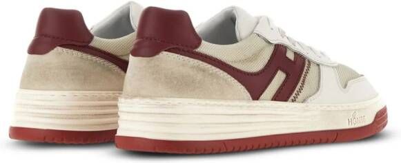 Hogan H630 lace-up suede sneakers Neutrals