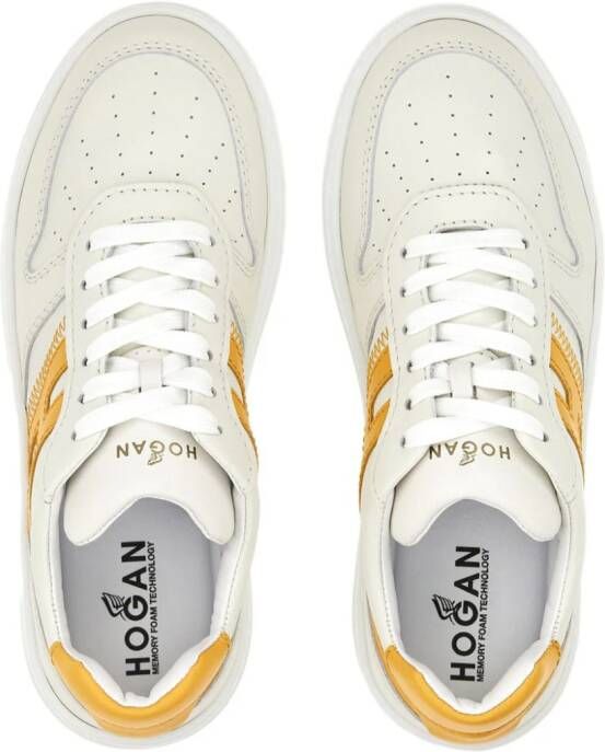 Hogan H630 logo-appliqué sneakers White