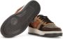 Hogan H630 panelled low-top sneakers Brown - Thumbnail 4