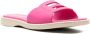 Hogan H638 flat leather sandals Pink - Thumbnail 2