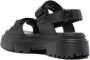 Hogan H644 platform leather sandals Black - Thumbnail 3
