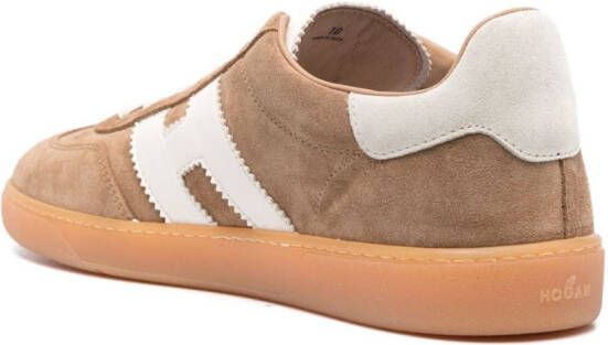 Hogan H647 lace-up suede sneakers Neutrals