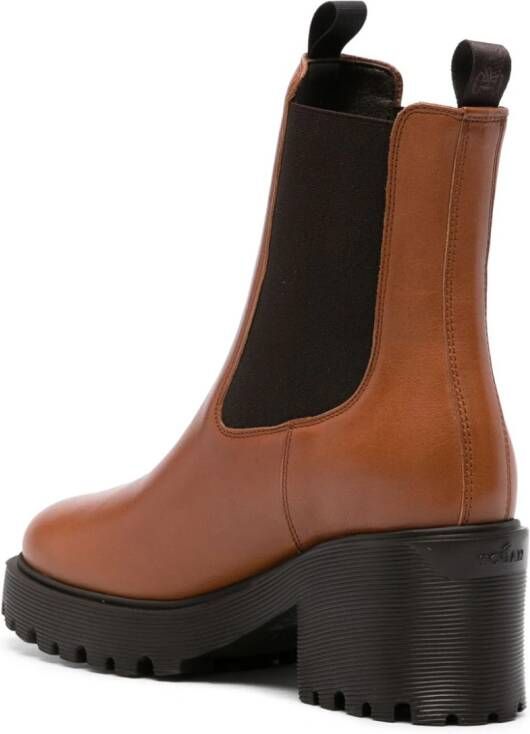 Hogan H649 slip-on ankle boots Brown