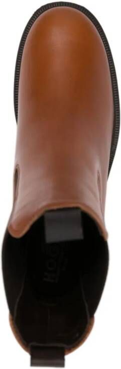 Hogan H649 slip-on ankle boots Brown