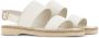 Hogan H660 leather sandals White - Thumbnail 2