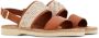 Hogan H660 woven leather sandals Brown - Thumbnail 2