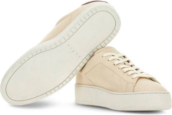 Hogan H672 lace-up leather sneakers Neutrals