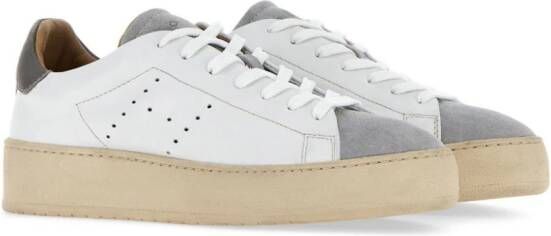 Hogan H672 lace-up leather sneakers White