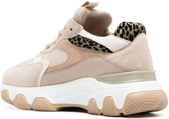 Hogan Hyperactive chunky panelled sneakers Neutrals