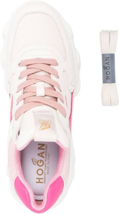 Hogan Hyperactive lace-up sneakers Neutrals
