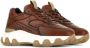 Hogan Hyperactive panelled leather sneakers Brown - Thumbnail 2