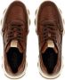 Hogan Hyperactive panelled leather sneakers Brown - Thumbnail 4