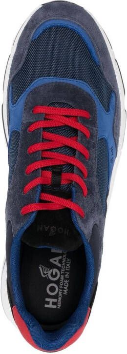 Hogan Hyperlight low-top suede sneakers Blue