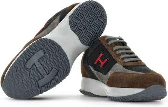 Hogan Interactive H lace-up sneakers Brown