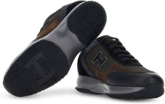 Hogan Interactive H suede low-top sneakers Black