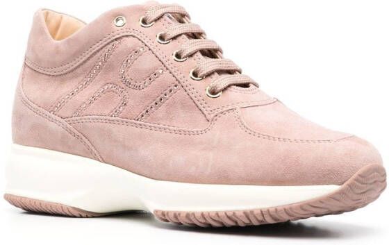 Hogan Interactive lace-up sneakers Pink