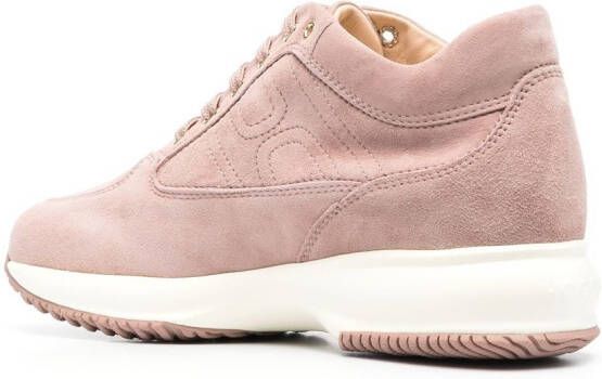 Hogan Interactive lace-up sneakers Pink