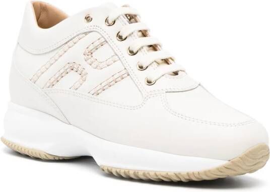 Hogan Interactive lace-up sneakers White