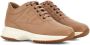 Hogan Interactive leather low-top sneakers Brown - Thumbnail 2