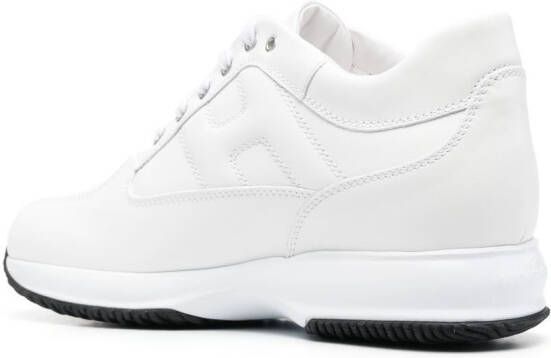 Hogan Interactive leather low-top sneakers White