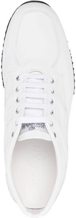 Hogan Interactive leather low-top sneakers White