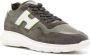 Hogan Interactive panelled leather sneakers Green - Thumbnail 2