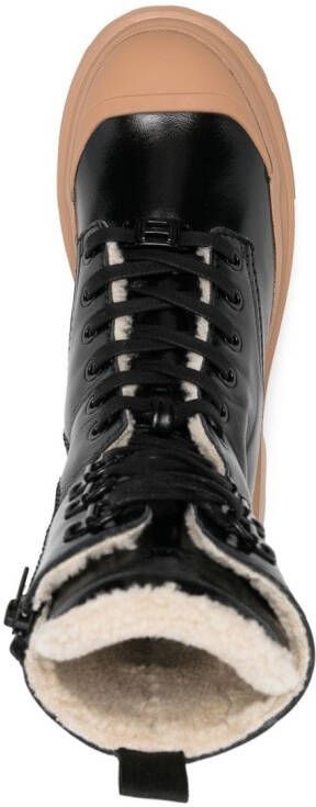 Hogan lace-up ankle boots Black