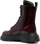 Hogan lace-up ankle boots Red - Thumbnail 3