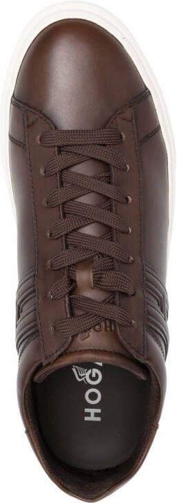 Hogan lace-up low-top sneakers Brown