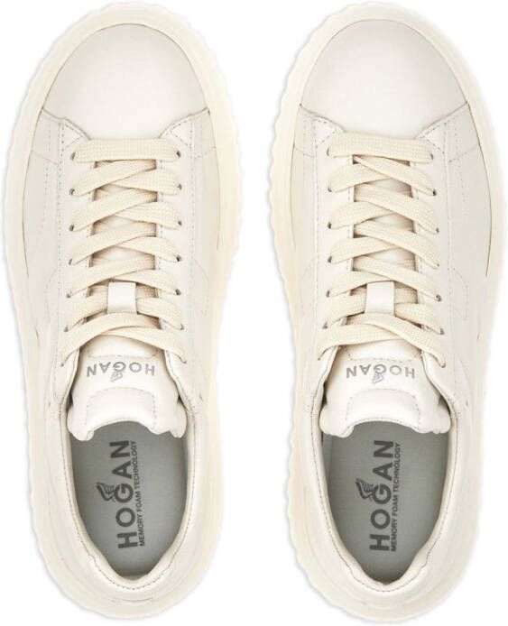 Hogan logo-embroidered low-top sneakers White