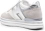 Hogan logo-patch flatform sneakers Grey - Thumbnail 3