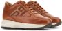 Hogan logo-patch lace-up sneakers Brown - Thumbnail 2