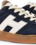 Hogan logo-patch leather sneakers Blue - Thumbnail 5