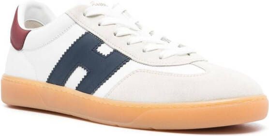 Hogan Cool leather sneakers Neutrals